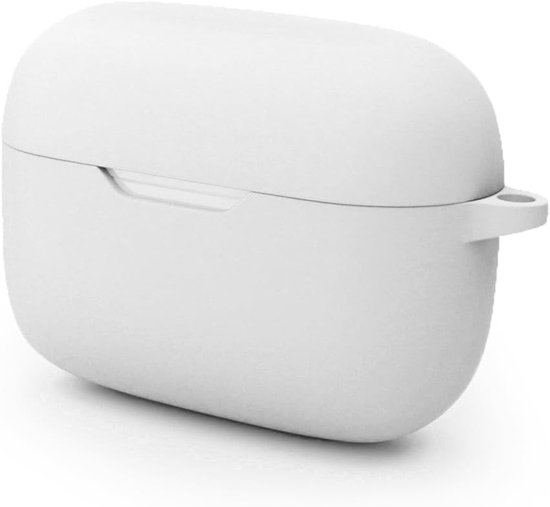 Siliconen Hoes Beschermhoes Omslag voor JBL Tune 230 TWS Hoofdtelefoon in Wit