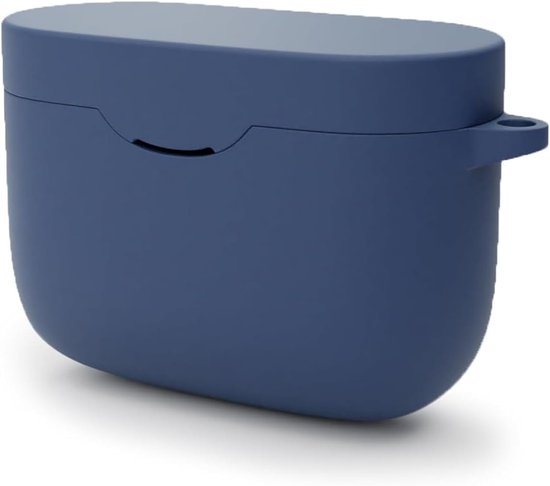 Siliconen Hoes Beschermhoes Omslag voor Sony WF-1000XM3 Hoofdtelefoon in Blauw