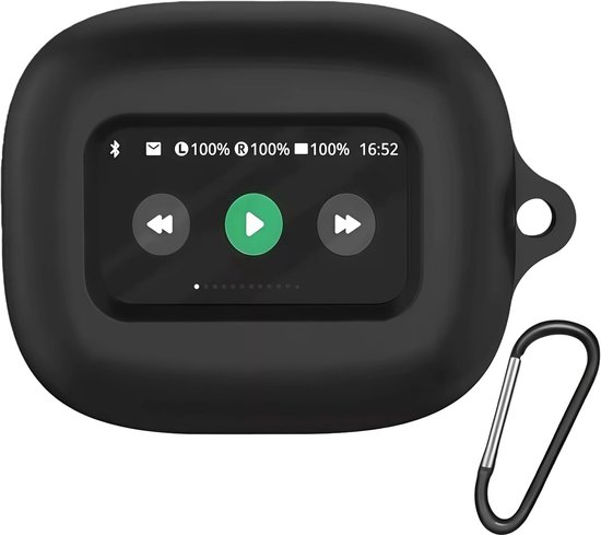 siliconen hoes compatibel met JBL Live Beam 3, Buds 3 en Flex 3 oordopjes - Schokbestendige krasbestendige beschermer