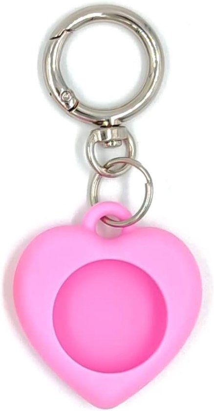 Siliconen hoes voor Apple Airtag hoes, siliconen tracker-hoes (roze)