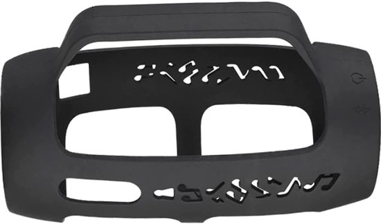 Siliconen hoesje Geschikt voor Pulse 4 Bluetooth-luidspreker, draagbare beschermhoes voor de draadloze Geschikt voor Pulse 4 Bluetooth-luidspreker (zwart). van Merkloos