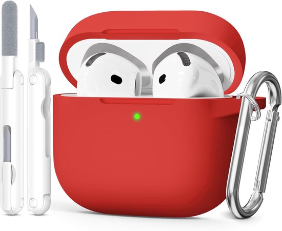 Siliconen Hoesje voor AirPods 5/4 (Rood)