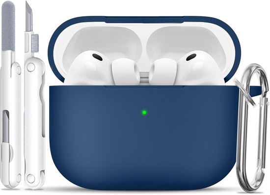 Siliconen voor AirPods Pro 3 Hoes, A2-Navy Blue