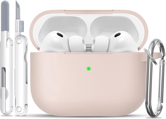 Siliconen voor AirPods Pro 3 Hoes, A9-Sandy Pink