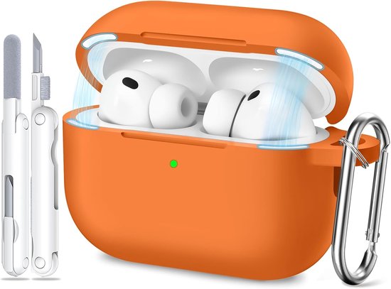 Siliconen voor AirPods Pro 3 Hoes, M-Orange