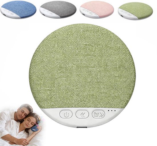 Slaapkussenluidspreker, Bluetooth-luidspreker voor onder het kussen, mini-slaaphulpmiddel met botgeleiding, stereobas, timer voor witte ruis en draadloze slaapondersteuningsfunctie. Groen.