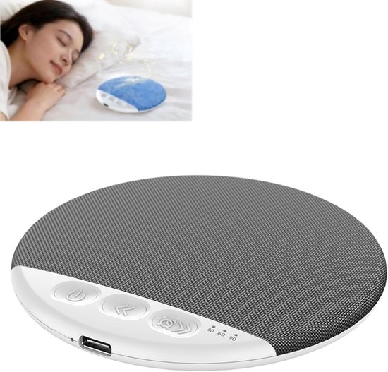 Slaapluidspreker in kussenvorm, slaapluidspreker voor onder het kussen, audioontwerp met botgeleiding, automatische uitschakelfunctie, helpt je diep te slapen en kan witte ruis afspelen. (Grijs) van Merkloos