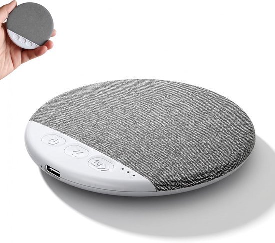 Slaapsprekers - 1 Stuk - Kussen Luidspreker voor Slapen - Ultradun (0,47 inch) - Onderkussen Bluetooth Speaker - Botgeleiding Technologie - Witte Ruis - Draadloos - Private Slaap Luidspreker voor Volwassenen & Kinderen - grijs van Merkloos