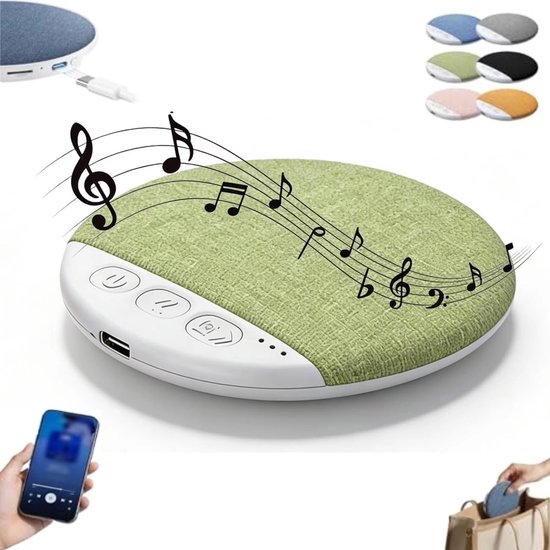 Slaapsprekers - Kussen Luidspreker voor Slapen - Ultradun (0,47 inch) - Geplande afsluiting - Onderkussen Bluetooth Speaker - Botgeleiding Technologie - Witte Ruis - batterijduur - Draadloos - voor Volwassenen & Kinderen - 1 groen van Merkloos