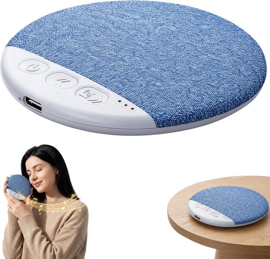 Slaapsprekers - Kussen Luidspreker voor Slapen - Ultradun (0,47 inch) - Geplande afsluiting - Onderkussen Bluetooth Speaker - Botgeleiding Technologie - Witte Ruis - batterijduur - Draadloos - voor Volwassenen & Kinderen - blauw van Merkloos