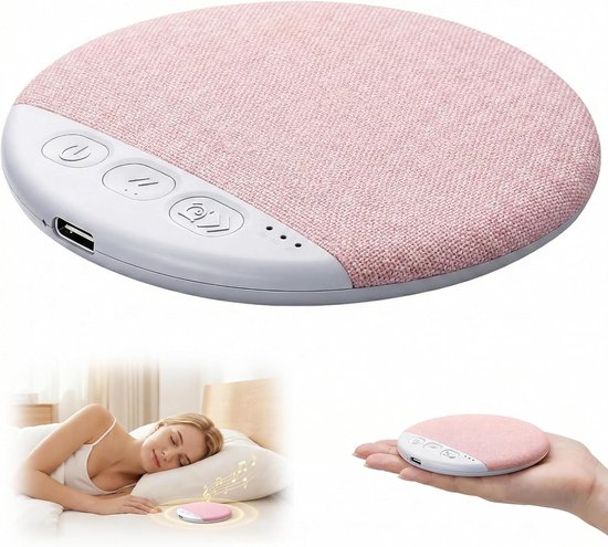 Slaapsprekers - Kussen Luidspreker voor Slapen - Ultradun (0,47 inch) - Geplande afsluiting - Onderkussen Bluetooth Speaker - Botgeleiding Technologie - Witte Ruis - Draadloos - Private Slaap Luidspreker voor Volwassenen & Kinderen - 1 roze van Merkloos