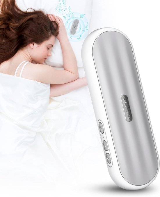 Slaapsprekers - Onderkussen Bluetooth Speaker - Botgeleiding Technologie - Witte Ruis - Draadloos - Wit van Merkloos