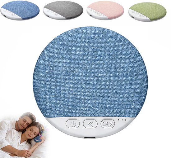 Slaapsprekers - Slaapkussenluidspreker - Bluetooth-luidspreker voor onder het kussen - Botgeleiding Technologie - Witte Ruis - Draadloos - mini-slaaphulpmiddel met botgeleiding - met rustgevende geluiden en slaaptimer - voor zijslapers - blauw van Merkloos