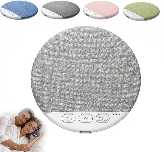 Slaapsprekers - Slaapkussenluidspreker - Bluetooth-luidspreker voor onder het kussen - Botgeleiding Technologie - Witte Ruis - Draadloos - mini-slaaphulpmiddel met botgeleiding - met rustgevende geluiden en slaaptimer - voor zijslapers - grijs van Merkloos