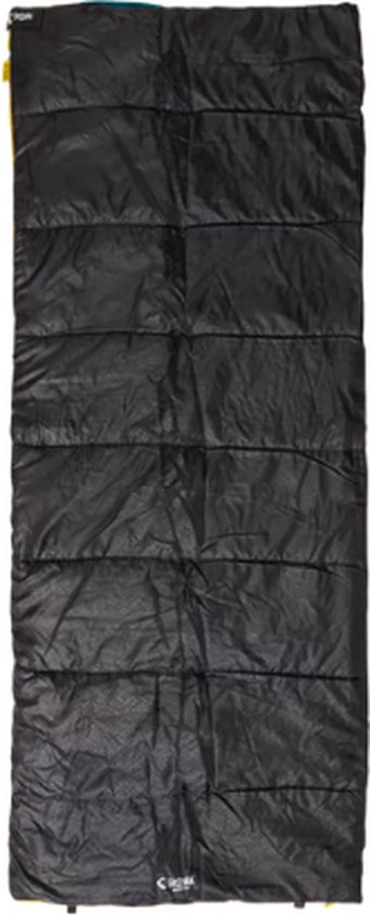 Slaapzak JACKSON - Zwart - Kunststof - 200 x 80 cm - 1 persoons - camperen - zomer van Lumaland