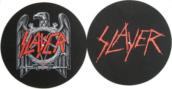 Slayer Eagle Scratched Logo Slipmat - Set van 2 van Slayer