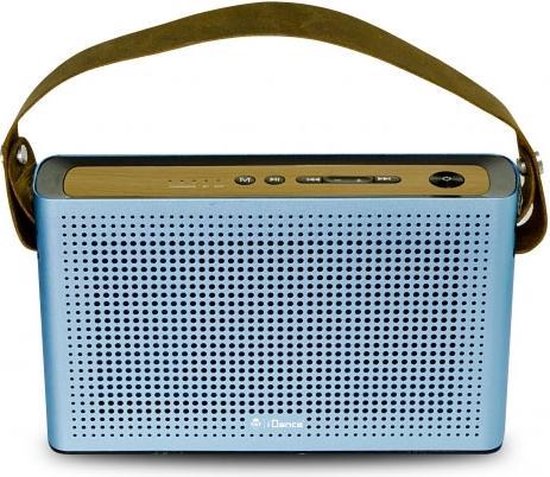 Slim Blue2 Blauw\ Portable Bluetooth Speaker van Lenco
