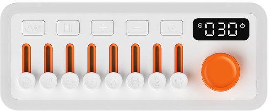 Slimme slaaphulp luidspreker met RGB-kleur, Bluetooth, wit van Merkloos
