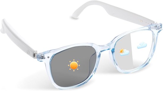 Smart glazen voor dames, bluetooth-bril met fotochrome lens, touch-bediening, spraakassistent voor helder geluid - ShopVlot van smart