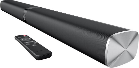 Smart TV Soundbar - Luidsprekerbalk TV - Film en Muziek - Afneembaar 2-in-1 Ontwerp - 80W - Zwart