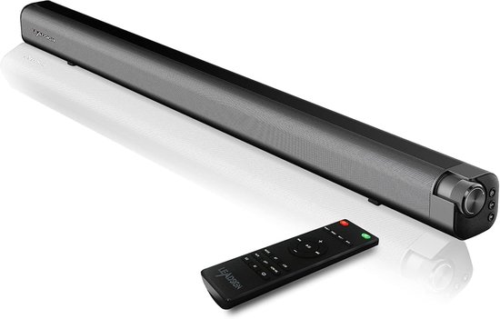 SnelShoppen - 100W Soundbar met Subwoofer, Sterke Bass en Surround Sound voor TV - Ondersteunt Bluetooth, HDMI, Optisch, Aux, Coaxiaal en USB Verbindi