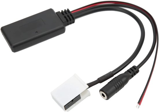 SnelShoppen - 12Pin Auto Radio RD4 Bluetooth Muziek Aux Audio Kabel Adapter Vervanging voor Citroen C2 C3 C4 C5 C6 C8 - Draadloze Audiozender met Micr