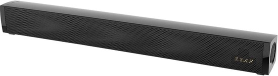 SnelShoppen - 12V Soundbar 24 inch TV - Bluetooth Zwart - 2.0 Kanaal Systeem - 30W Vermogen - Ideaal voor Camping en Caravan
