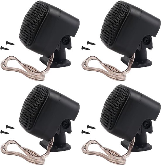 SnelShoppen - 2 Stuks 500W Auto Luidspreker - TP-004A High Power Stereo Auto Tweeter - Eenvoudig te Installeren Luidsprekers voor Vrachtwagen, Boot, e van Snelshoppen