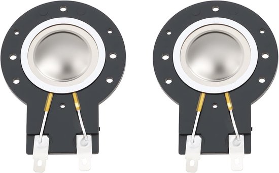 SnelShoppen - 2 Stuks Speaker Diafragma 25.4mm Titanium Tweeter Vervanging voor Klipsch KG4 KG4.2 KG4.5 KG5.5 AFT - Geluid Herstel en Reparatie