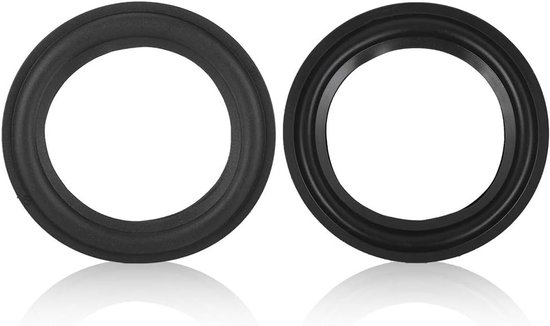 SnelShoppen - 5 inch/4 inch Speaker Surround Reparatie Rubber Randen Vervangende Subwoofer Foam Surround voor Woofer - Zwart, Duurzaam en Effectief