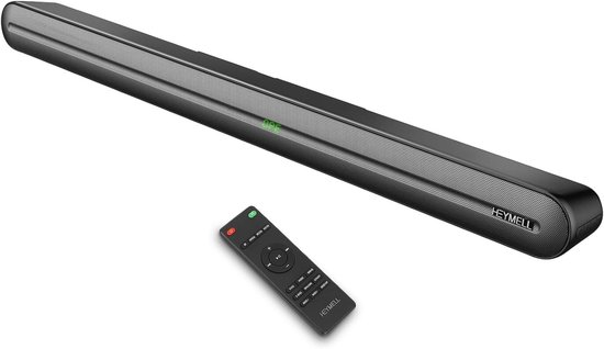 SnelShoppen - 91cm Bluetooth Soundbar voor TV met Ingebouwde Subwoofer 150W, 6 Speakers, Duidelijke Geluidservaring voor 32-55 inch TV's, HDMI ARC, Op