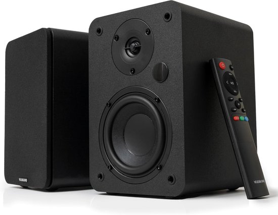 SnelShoppen - A4 ARC Bluetooth 5.0 Speakers met 4 Inch Woofer, HDMI ARC, Optical, RCA, USB en Subwoofer Output, Hi-Fi Studio Monitor, Elegante Design