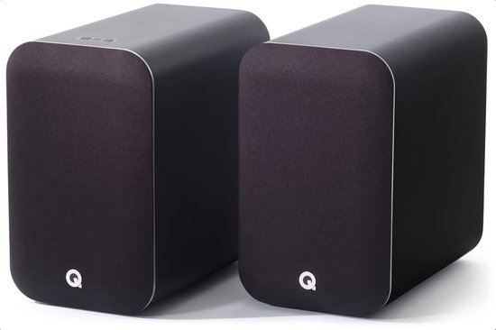 SnelShoppen - Actieve Stereo Speakers - Hoogwaardige Bluetooth Geluid - Zwart - Perfect voor Feest, Tuin, Keuken en Thuisgebruik - 22mm Tweeters, 125m