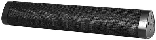 SnelShoppen - Bluetooth Soundbar Draadloze Luidspreker met Ingebouwde Subwoofer 17-Inch Compact Ontwerp voor Computer TV Lange Afspeeltijd Knoppenbedi van Snelshoppen