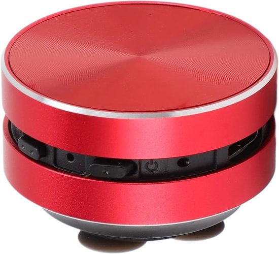 SnelShoppen - Bone Conduction Speaker - Draadloze Mini Stereo Speaker met Sterke Bass - Portable Rood - Ideaal voor Feest, Camping en Buitenshuis