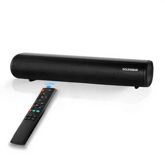 SnelShoppen - Draadloze Soundbar met Subwoofer, 3 Equalizerstanden, Bluetooth 5.0, HDMI, Optisch, AUX, USB - Thuisbioscoop voor 4K-TV, PC, Projector,