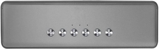 SnelShoppen - Draagbare Bluetooth Speaker Draadloze Luidsprekers Super Bass Subwoofer met Microfoon en TF Kaart voor Mobiele Telefoon - Grijs