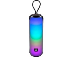 SnelShoppen - Draagbare Bluetooth Speaker met RGB Disco Lichten, FM Radio, USB, MicroSD, 1800 mAh Accu, Microfoon en AUX Ingang - Ideaal voor Feest, C