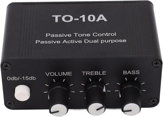 SnelShoppen - Kleine Stereo Audio Preamplifier NE5532 Met Toonregeling, 3.5 Mm Ingang, Uitgang Voor Luidsprekers, Subwoofers, Hoofdtelefoons