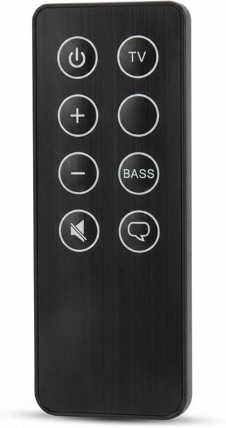 SnelShoppen - Nieuwe Afstandsbediening voor 5 10 15 Serie II TV Geluidsysteem, Geschikt voor Soundbar en TV Luidsprekers, Eenvoudig in Gebruik, Duurza