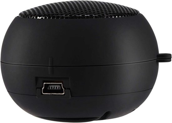 SnelShoppen - Portable Mini Speaker - Unieke Retractable Subwoofer voor Travel en Outdoor - 3.5mm Audio Kabel - Geschikt voor MP3, MP4, Mobiele Telefo