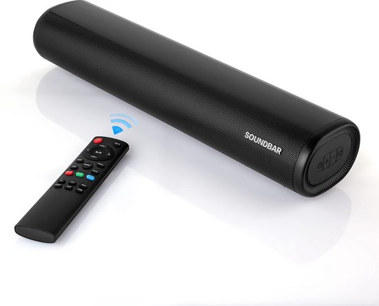 SnelShoppen - Soundbar met Draadloze Subwoofer, 3 Equalizerstanden, Bluetooth 5.0, HDMI, Optisch, AUX, USB, Home Theater Surround Systeem voor 4K TV,