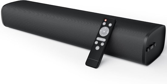 SnelShoppen - Soundbar voor TV met 56 W Luidspreker, Bluetooth 5.3, ARC, Optische Aansluiting, AUX-ingangen - Compacte Wandmontage Thuisbioscoop Surro