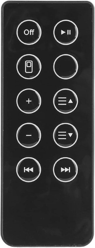 SnelShoppen - Soundbars Afstandsbediening Vervangingsafstandsbediening voor Stereo Speakers, Duurzaam ABS, Ergonomisch Ontwerp, Geschikt voor Digitale