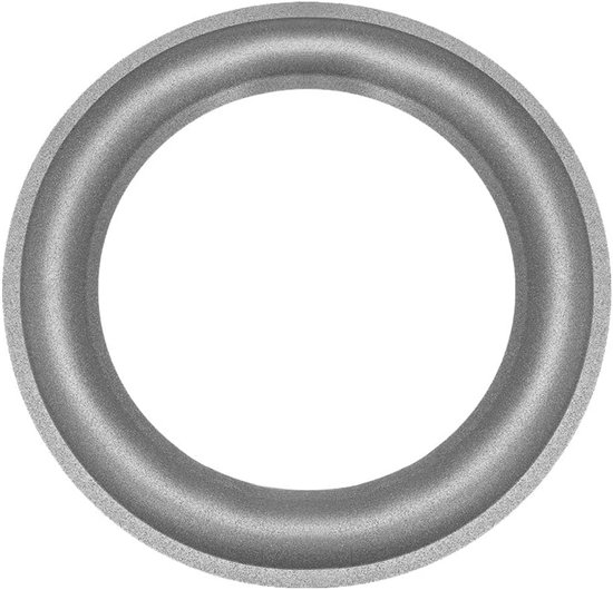 SnelShoppen - Speaker Foam Surround Ringen Rubber Geperforeerde Subwoofer Ringen Reserve Onderdelen 6.5 Inch Zwart voor Luidspreker Reparatie en Doe-H