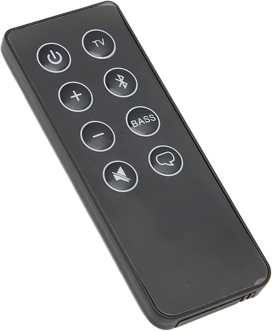 SnelShoppen - Vervangende Afstandsbediening voor Soundbar, Universele Geluidsinstallatie, Duurzaam ABS Kunststof, Geschikt voor 5 10 15 Soundbar, Zwar