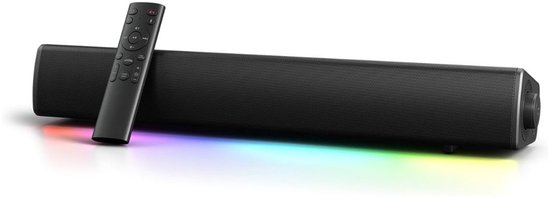 SNJY® Soundbar - TV Speaker - Home Cinema - Gaming Soudbar - Zwart van SNJY