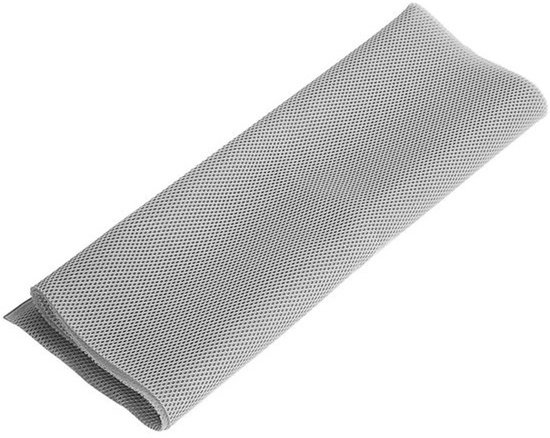 Socobeta - speakergrilldoek - Stofdicht mesh - voor audiospeakers - 1,4 m x 0,5 m, grijs