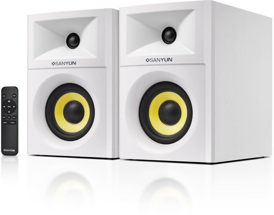 Solidchoice - Actieve Boekenplank Speakers met Dual-DSP Geluid