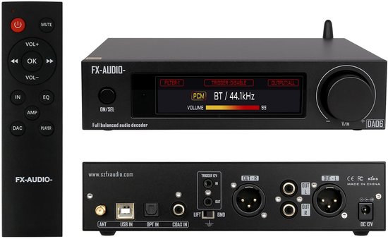 Solidchoice - Hi-Res Audio Decoder met Dual DAC en Afstandsbediening